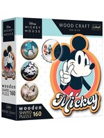Trefl Puzzle: Disney Mickey Wooden Shape 160pc