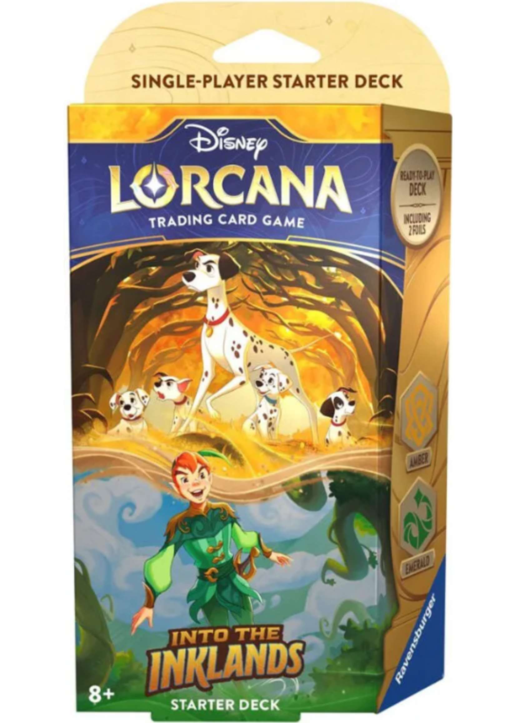 Ravensburger Disney Lorcana TCG: Into the Inklands Starter Deck: Amber & Emerald