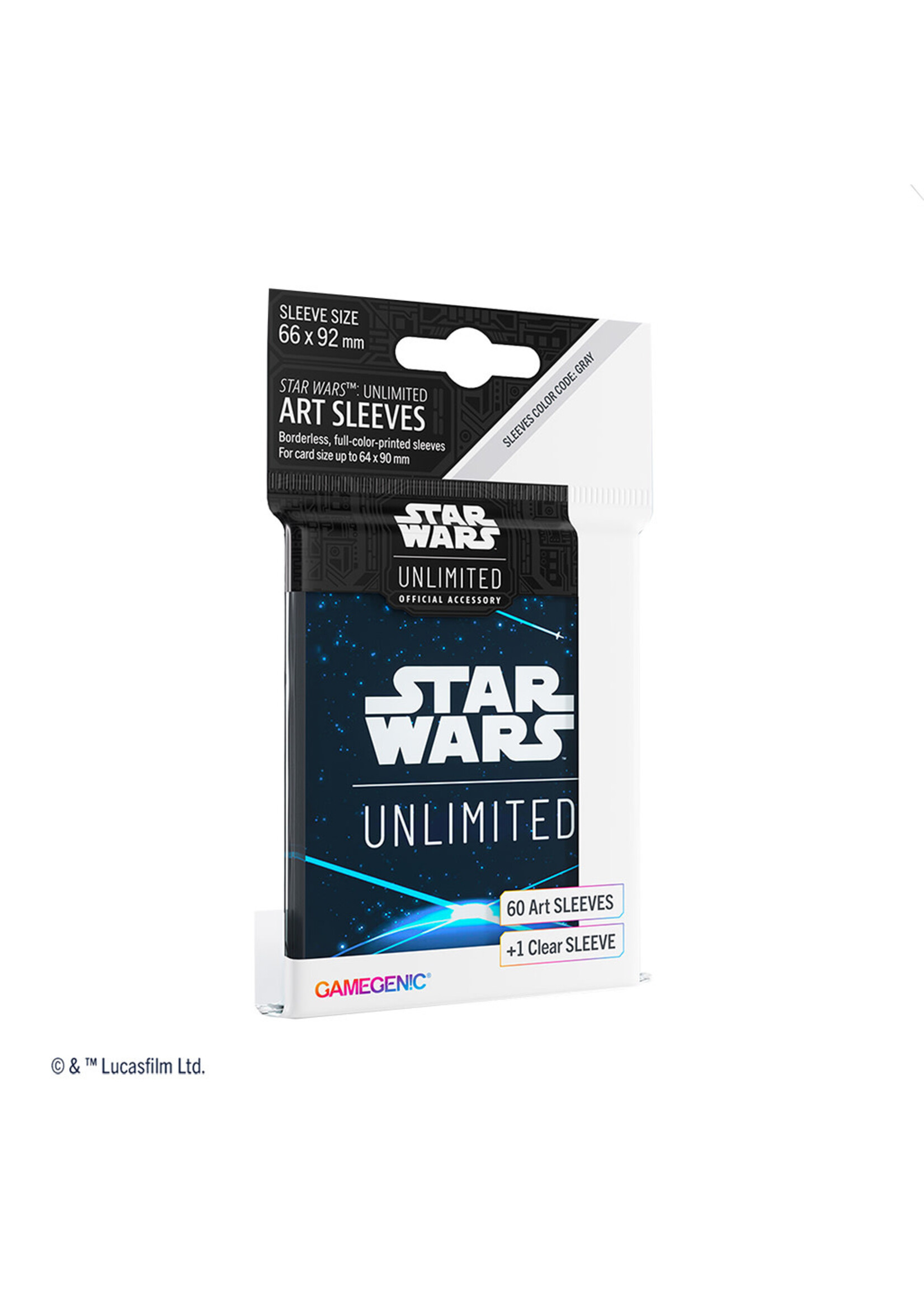 Gamegenic Star Wars: Unlimited Art Sleeves - Space Blue