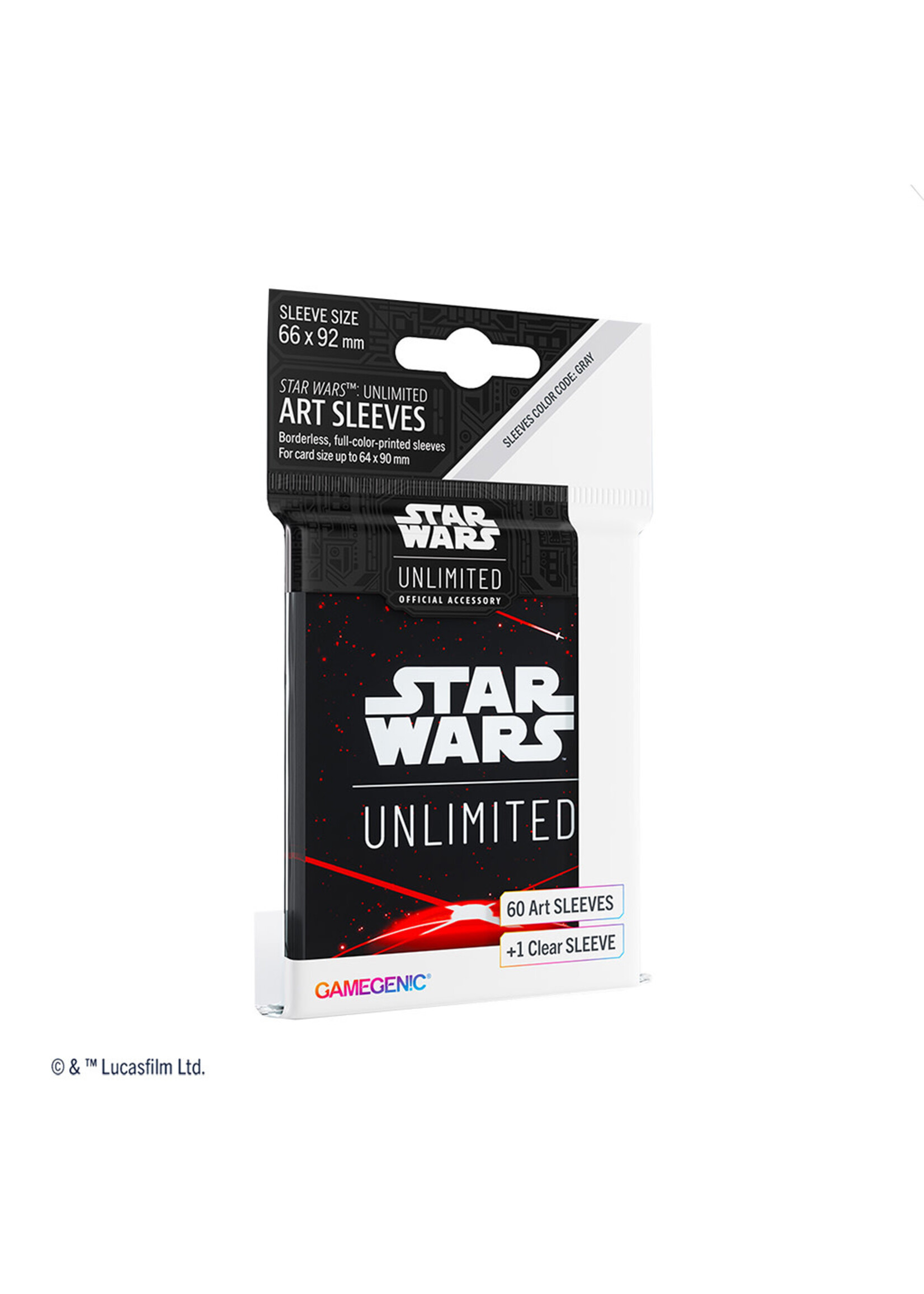 Gamegenic Star Wars: Unlimited Art Sleeves - Space Red