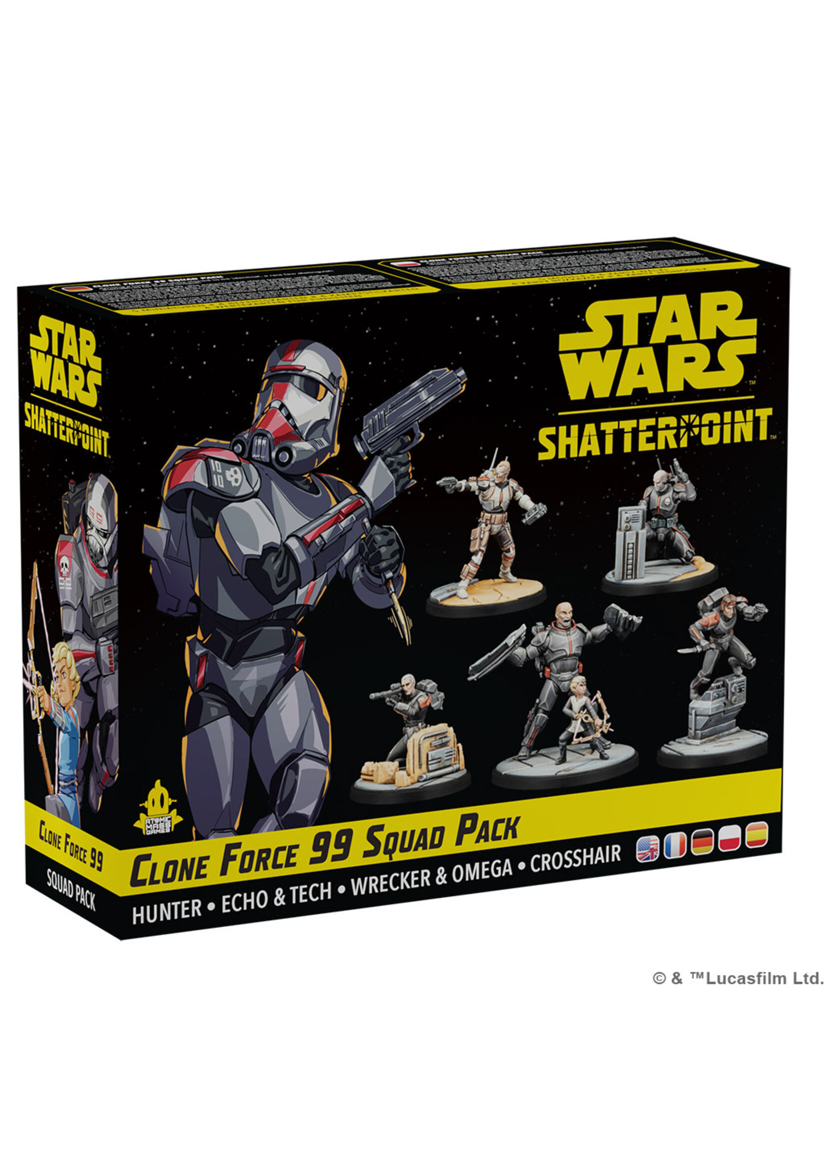 Atomic Mass Games Star Wars: Shatterpoint – Clone Force 99 Squad Pack