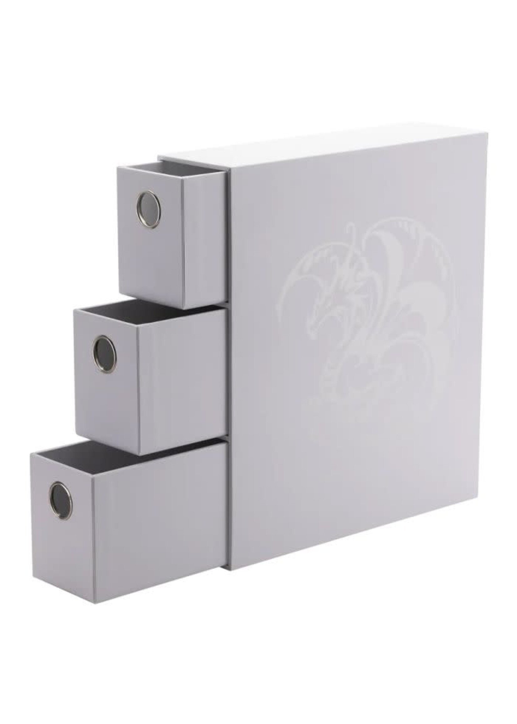 Arcane Tinmen Dragon Shield: Fortress Card Drawers: White