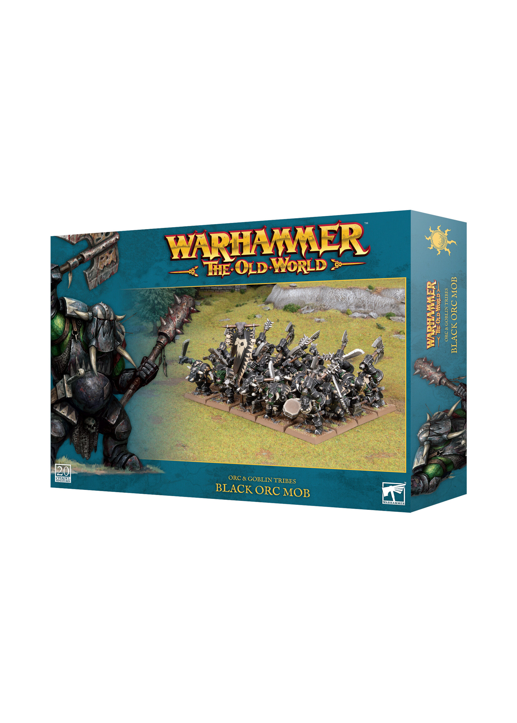Games Workshop OLD WORLD: ORC & GOBLIN TRIBES: BLACK ORC MOB