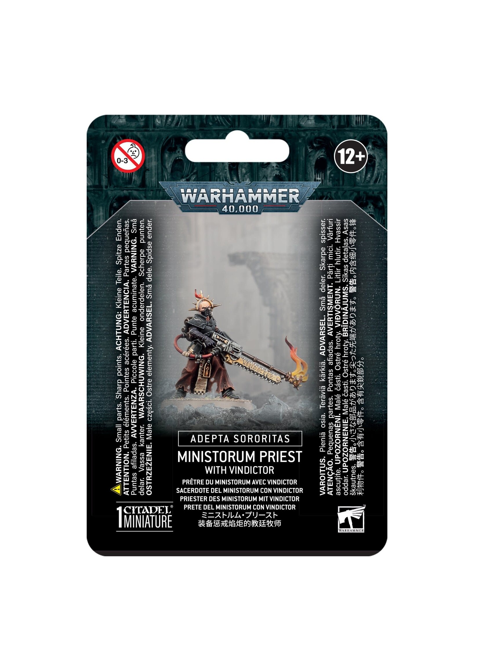 Games Workshop ADEPTA SORORITAS: MINISTORUM PRIEST WITH VINDICTOR