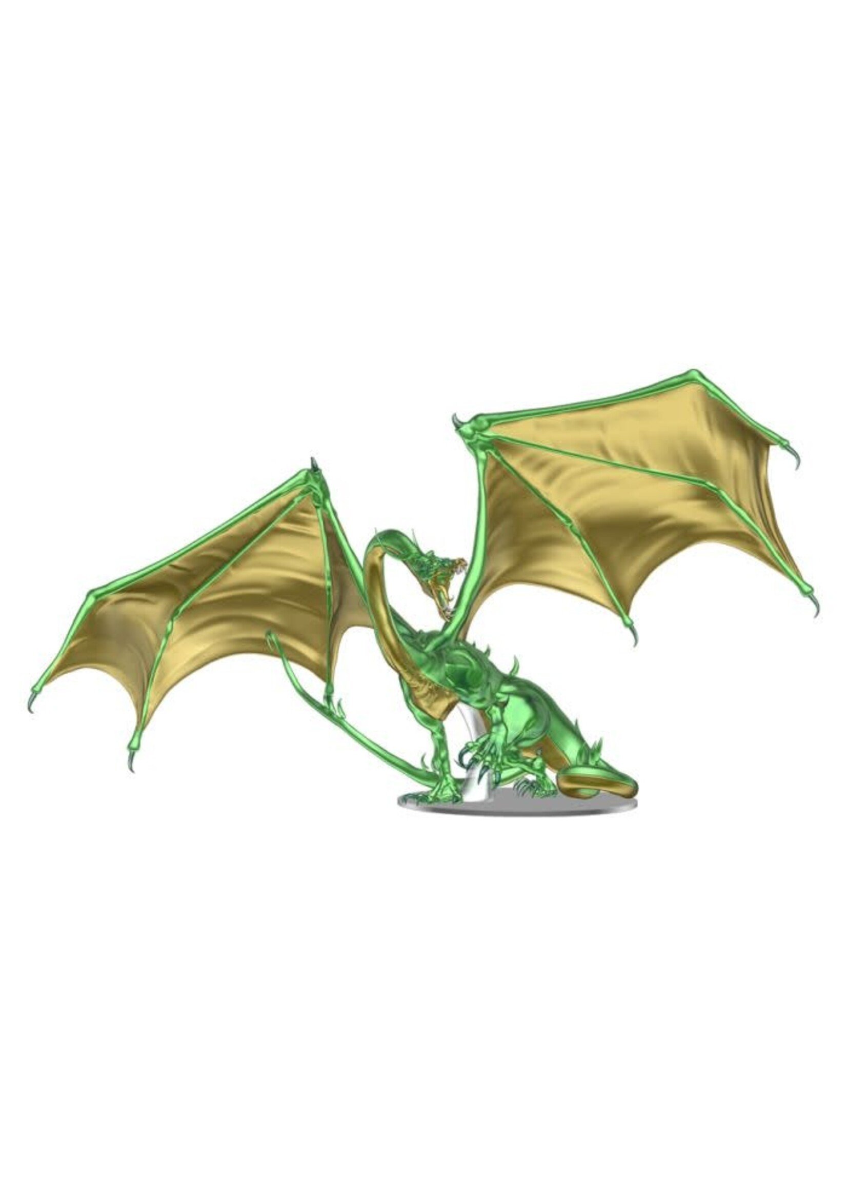 WizKids D&D: Icons of the Realms Adult Emerald Dragon Premium Figure