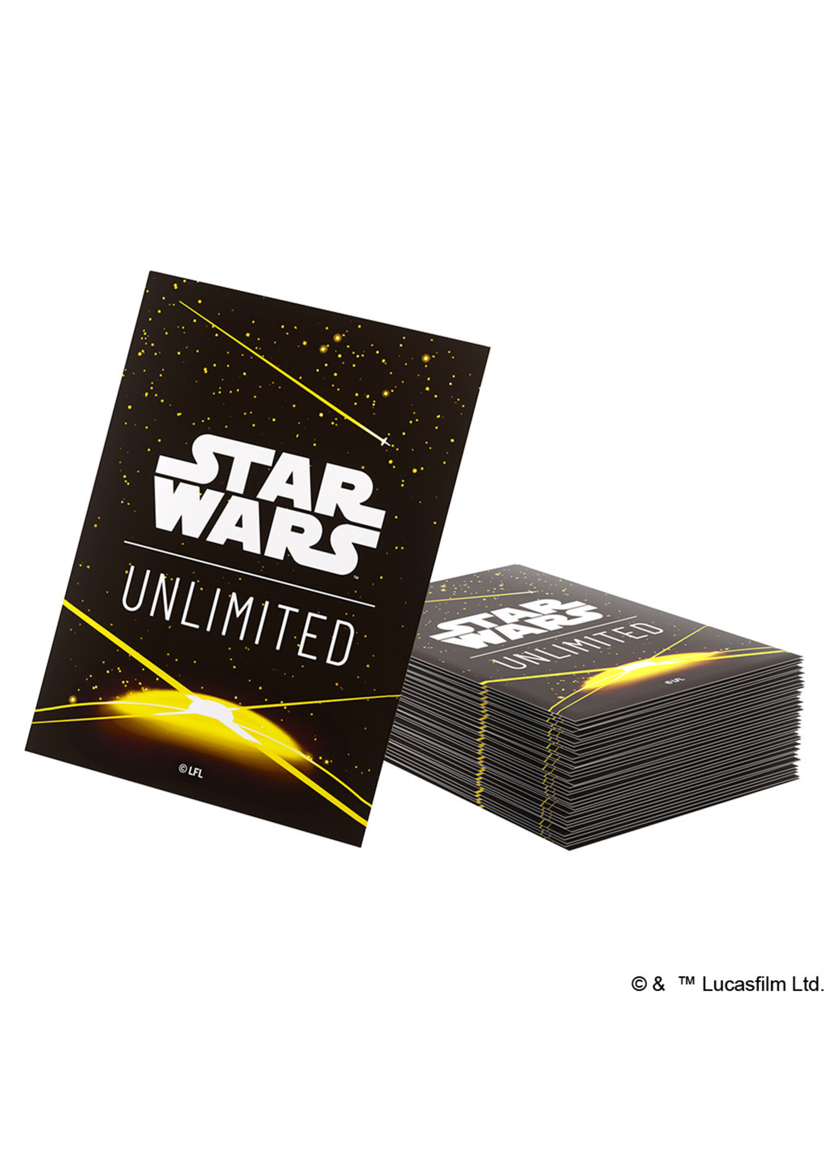 Gamegenic Star Wars: Unlimited Art Sleeves - Card Back Yellow