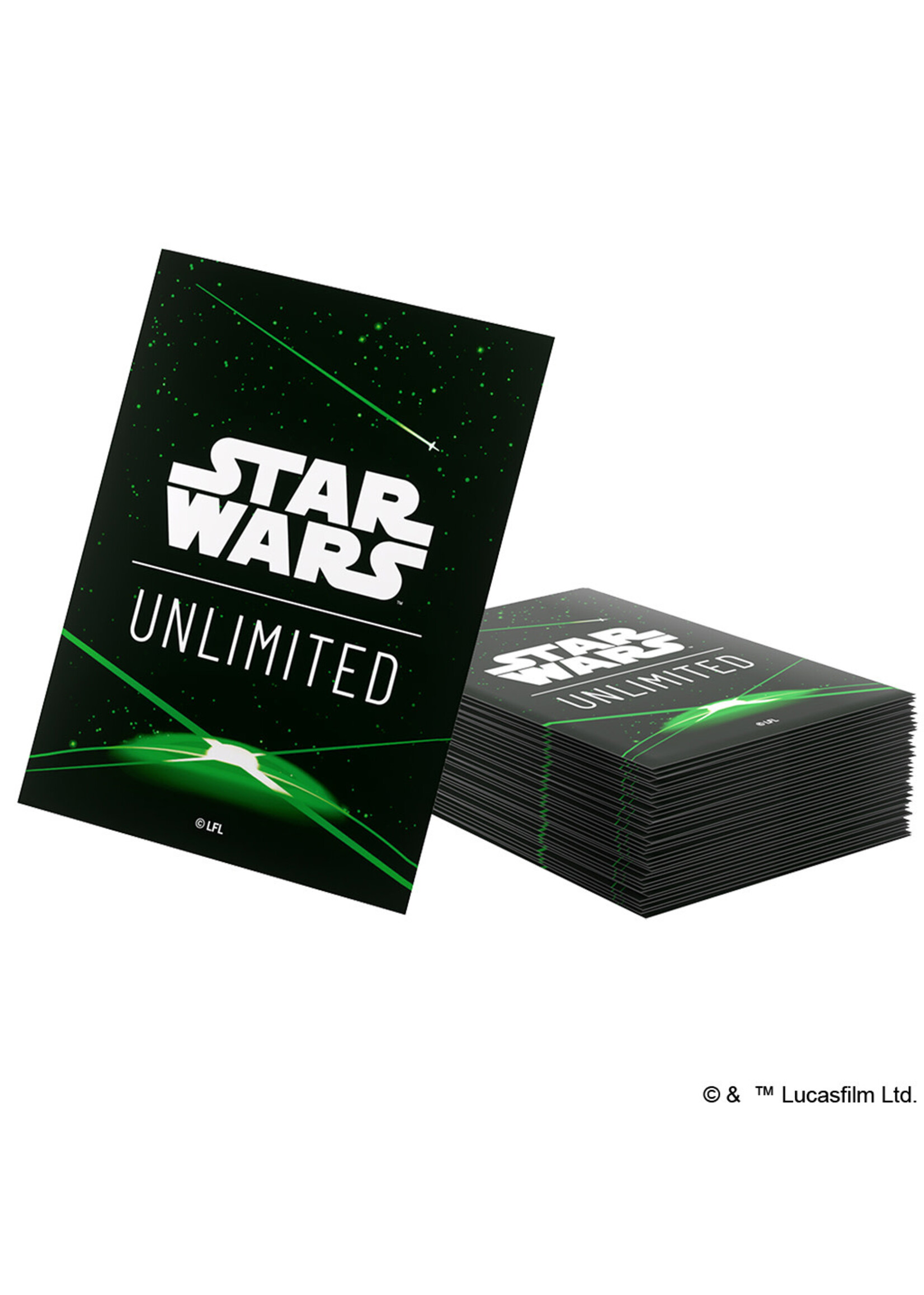 Gamegenic Star Wars: Unlimited Art Sleeves - Card Back Green