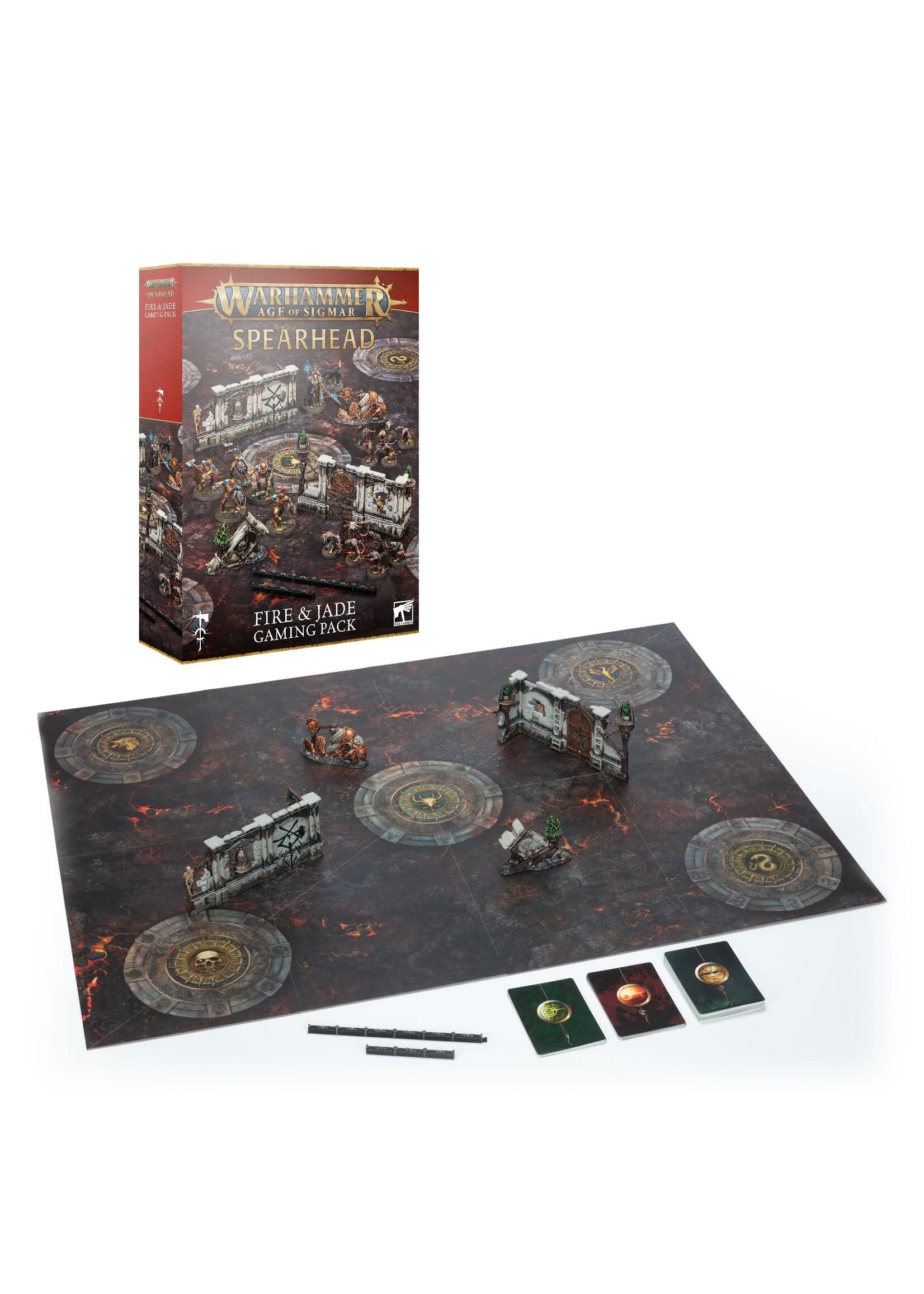 Games Workshop AGE OF SIGMAR: FIRE & JADE GAMING PACK (ENGLISH)