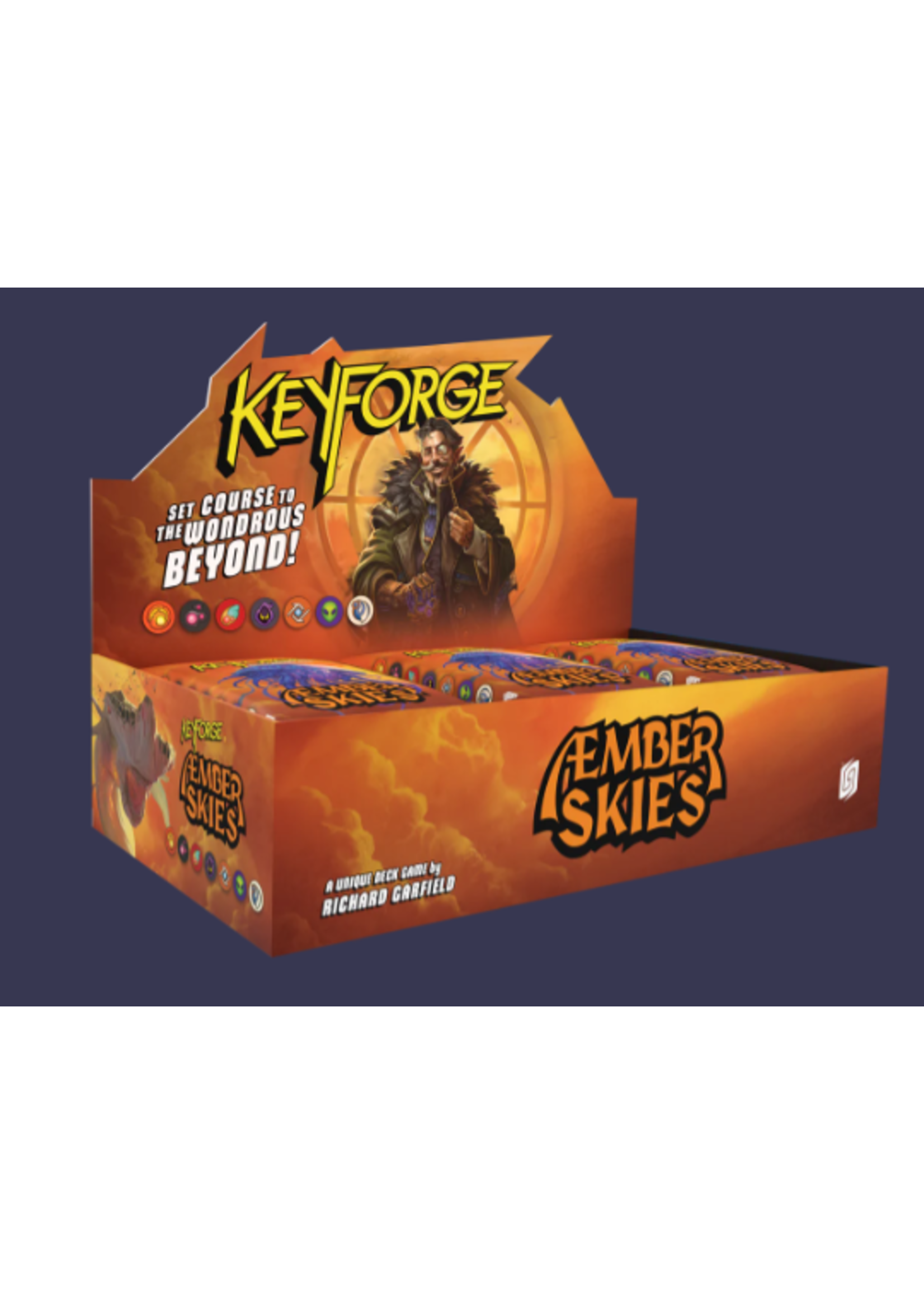 Ghost Galaxy KeyForge: Æmber Skies Display