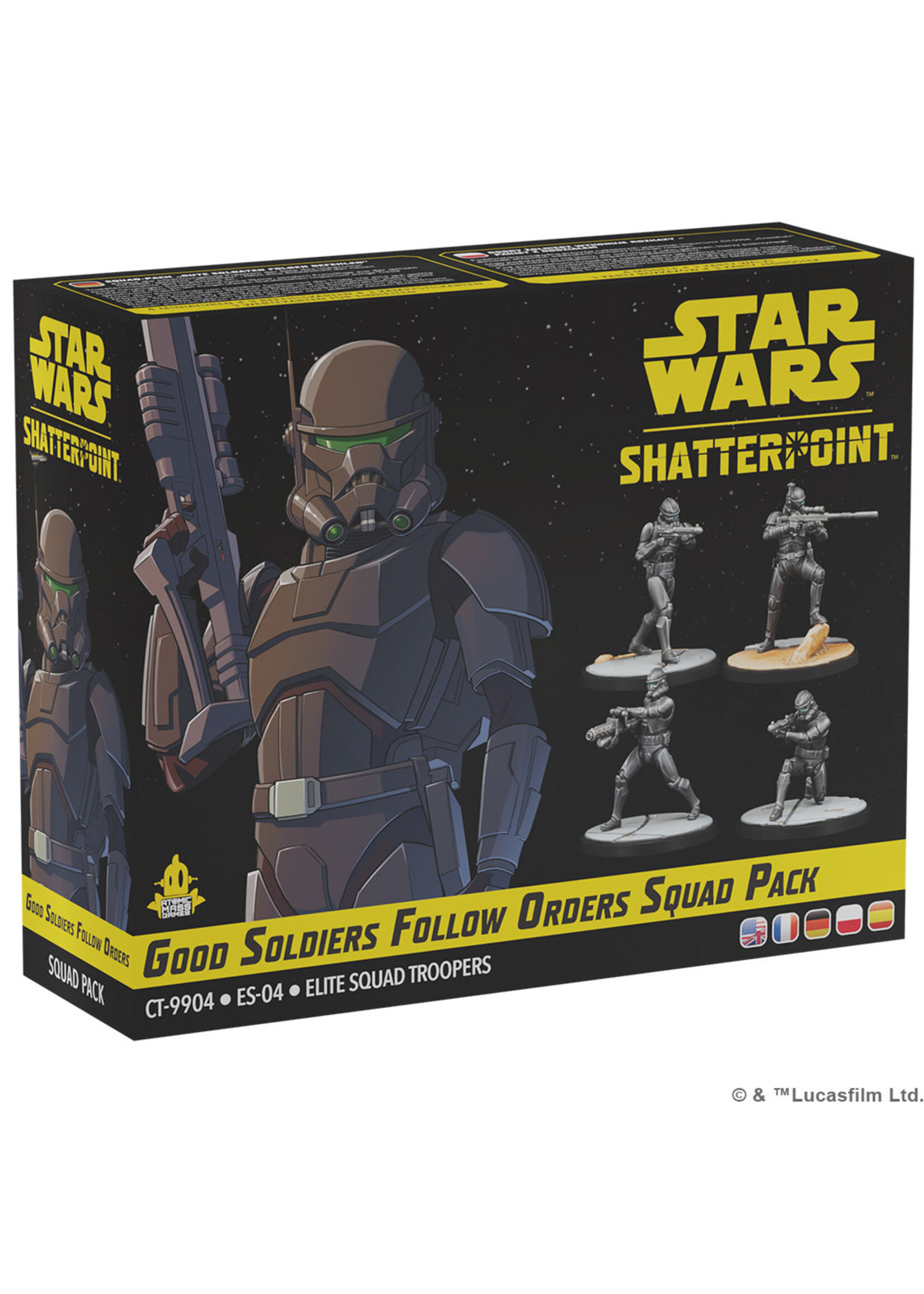 Atomic Mass Games Star Wars: Shatterpoint – Good Soldiers Follow Orders Squad Pack