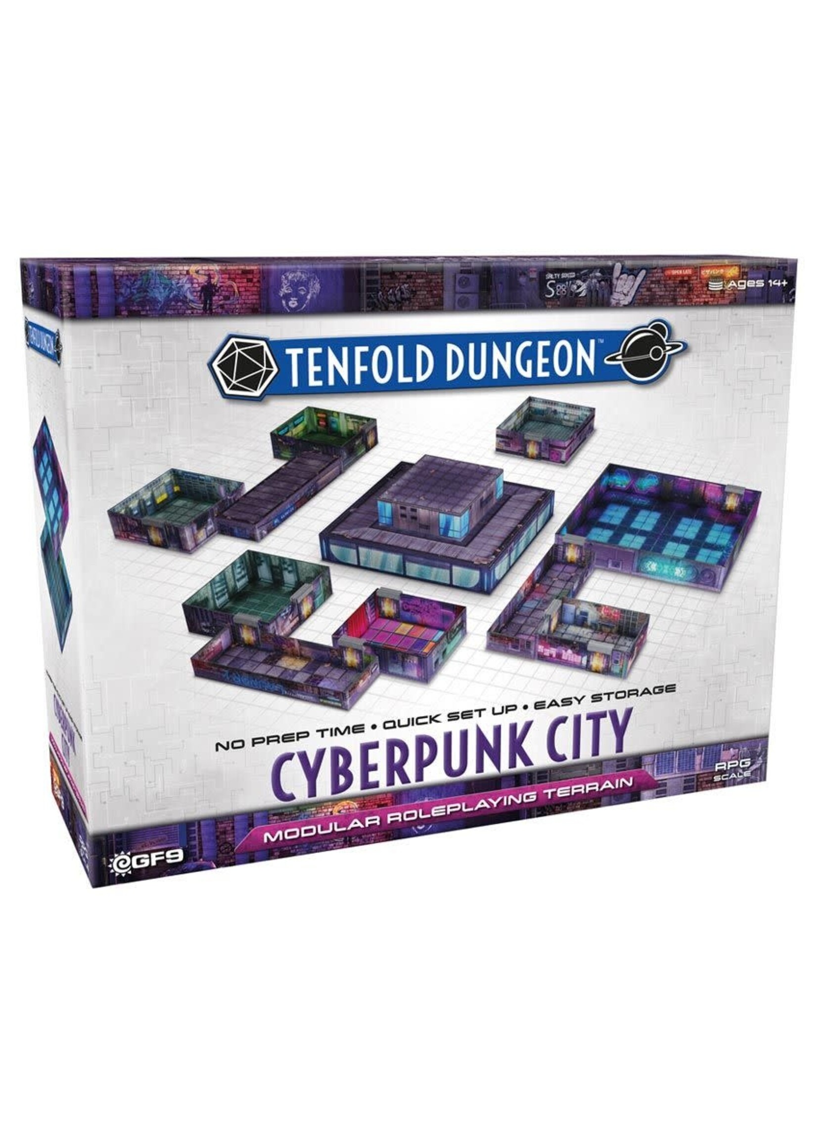 Gale Force 9 Tenfold Dungeon: Cyberpunk City