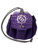 Enhance Gaming 7-Set Enhance: Enamel Dice Set with Drawstring Pouch Purple