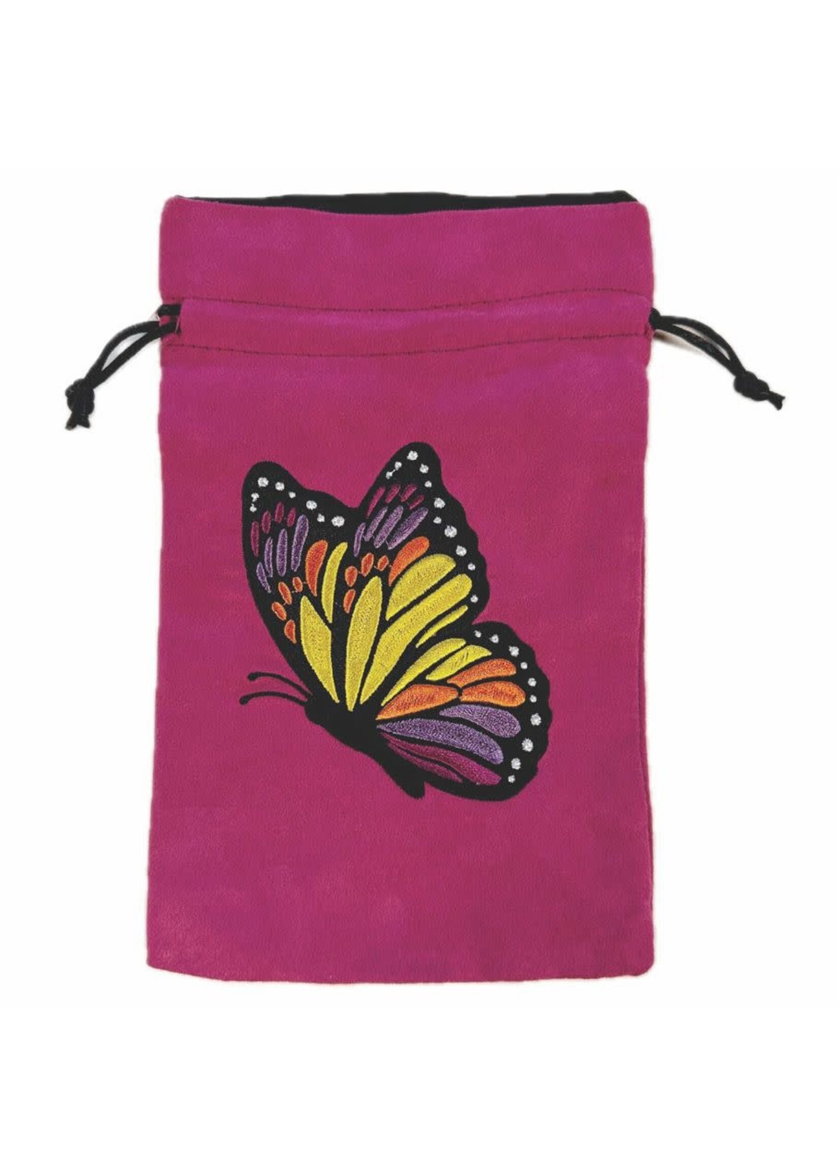Black Oak Workshop Dice Bag: Painted Lady Butterfly