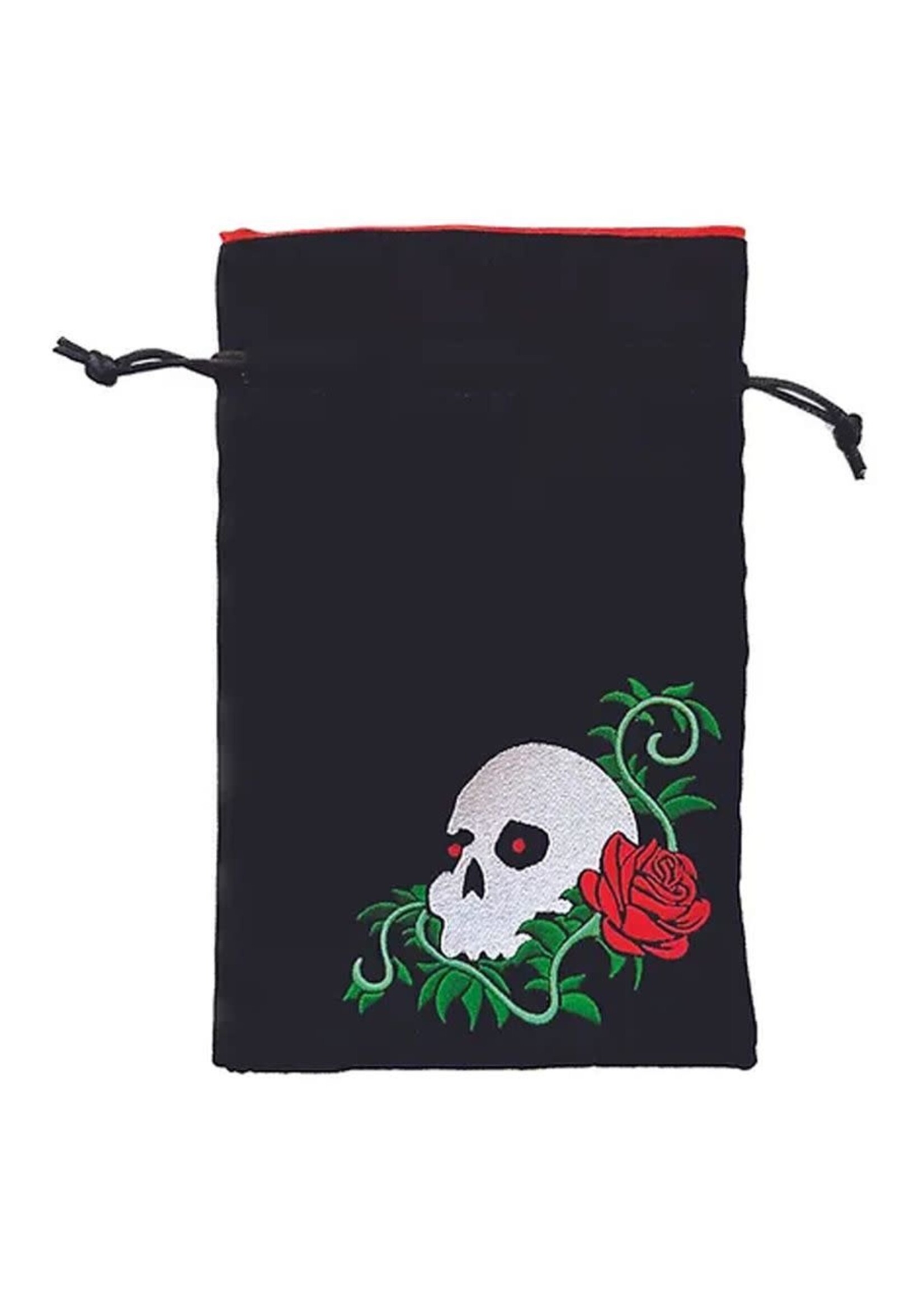 Black Oak Workshop Dice Bag: Skull & Rose
