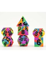 Fanroll LLC 7-Set Sharp Edge Silicone Rubber: 16mm: Pride: Rainbow Flag