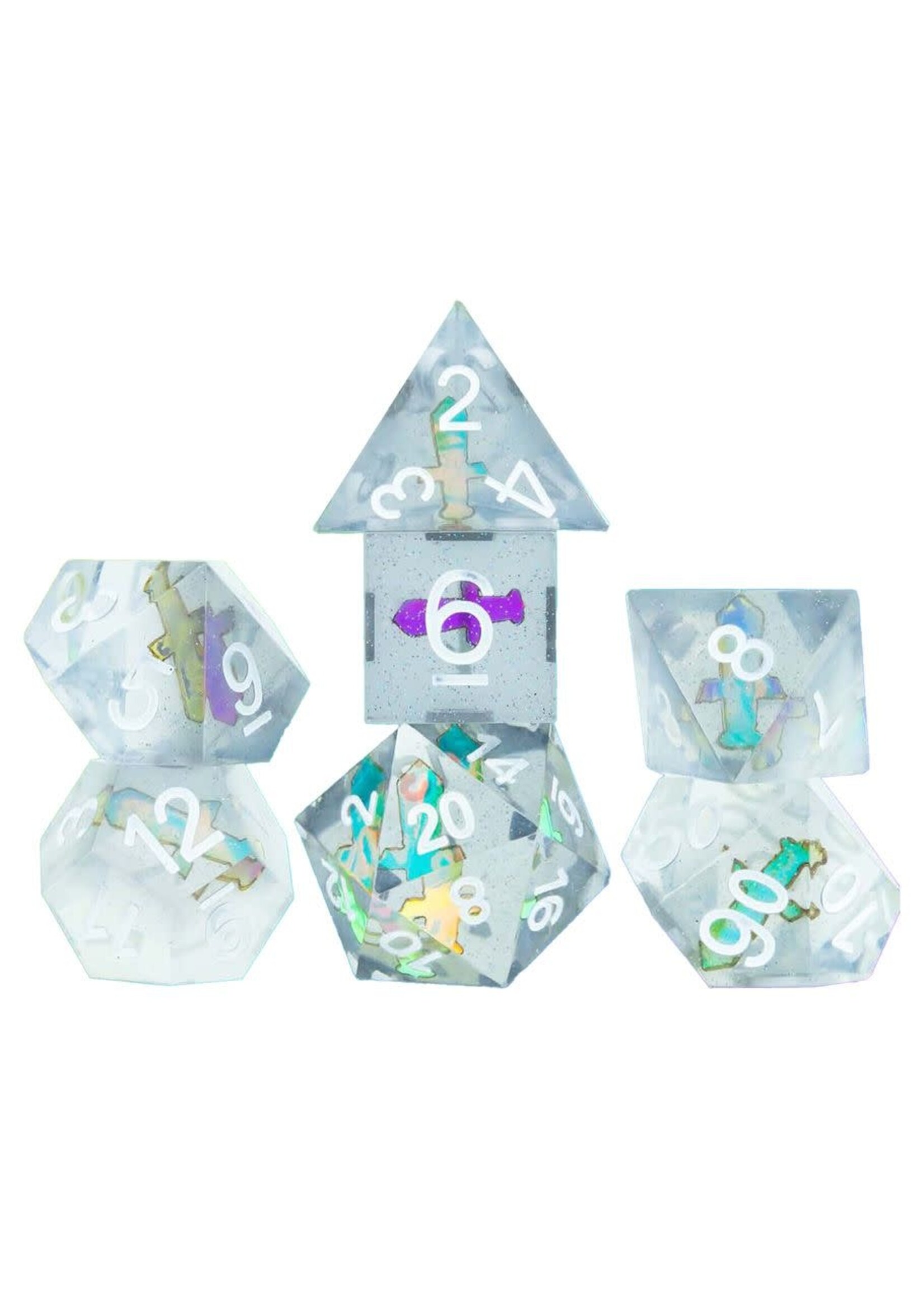 Sirius Dice 7-Set Sharp-edged Sharp Dagger
