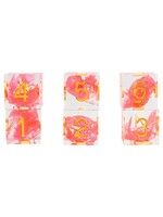 Sirius Dice d6 16mm Sharp-edged: Sharp Flamingo (6)