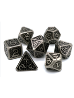 Die Hard Dice Metal Dice 7 Set Drakona Eldric Argentum