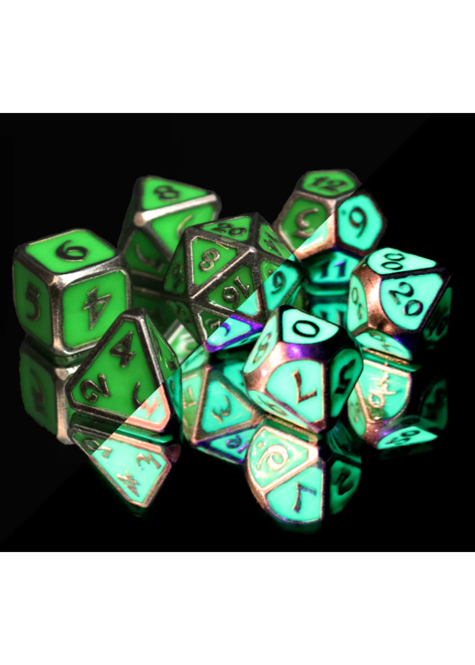 Die Hard Dice Metal Dice 7 set AfterDark Mythica Death Ward