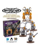Renegade Game Studios Heroscape: Revna`s Rebuke - Iron Lich Viscerot and Necrotech Wraithriders Army Expansion