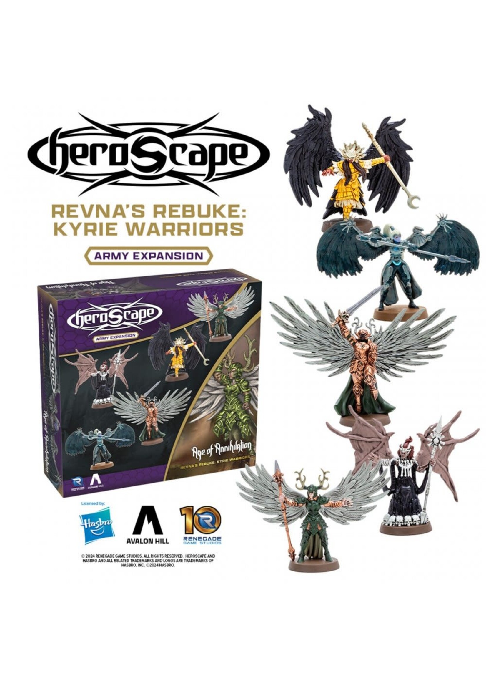 Renegade Game Studios Heroscape: Revna`s Rebuke - Kyrie Warriors Army Expansion