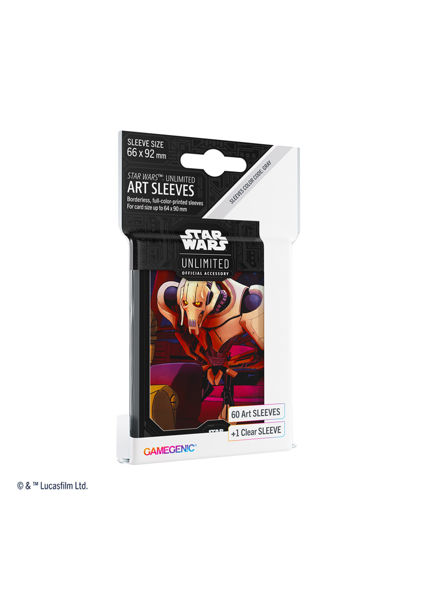 Gamegenic Star Wars: Unlimited Art Sleeves General Grievous