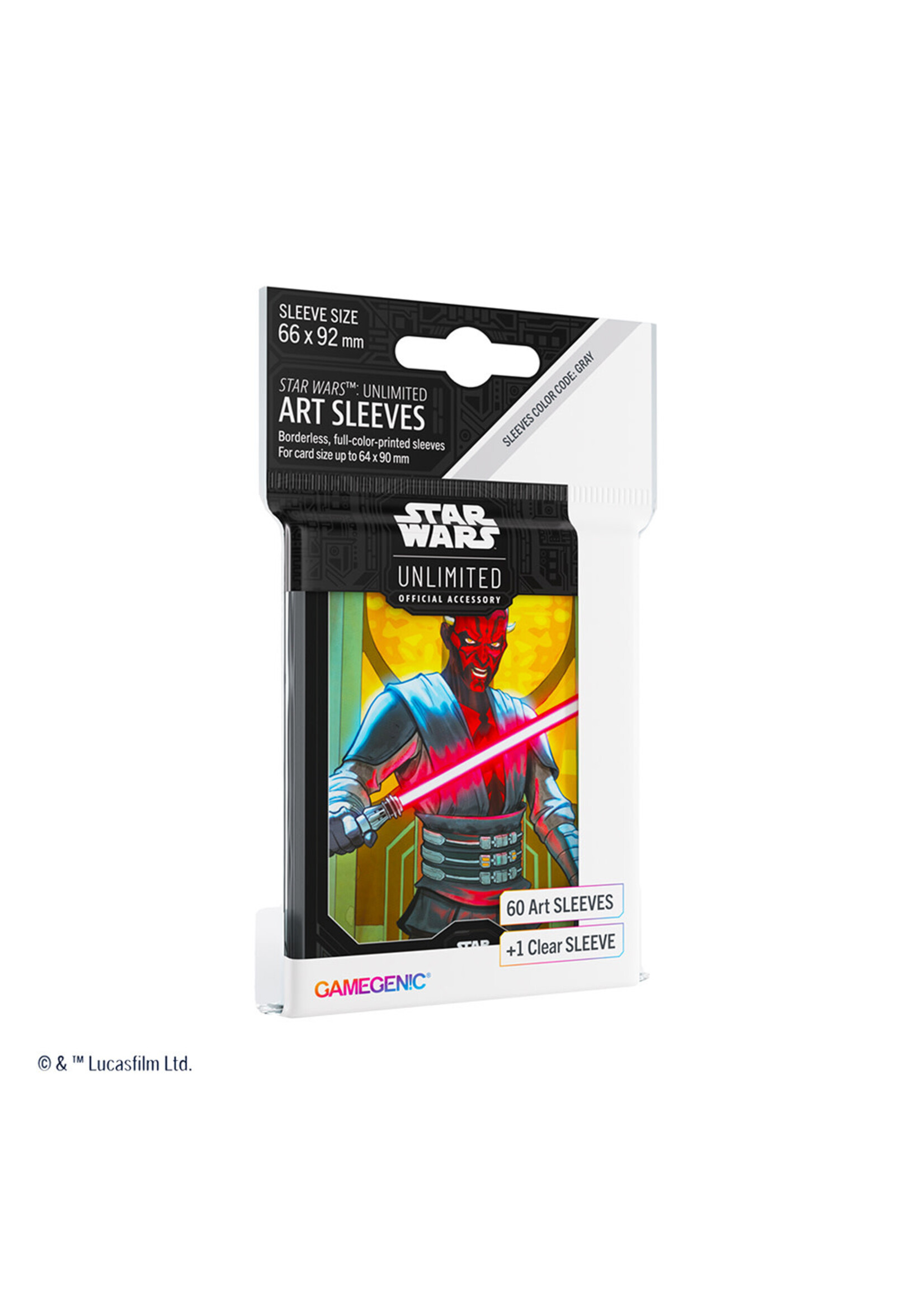 Gamegenic Star Wars: Unlimited Art Sleeves Darth Maul