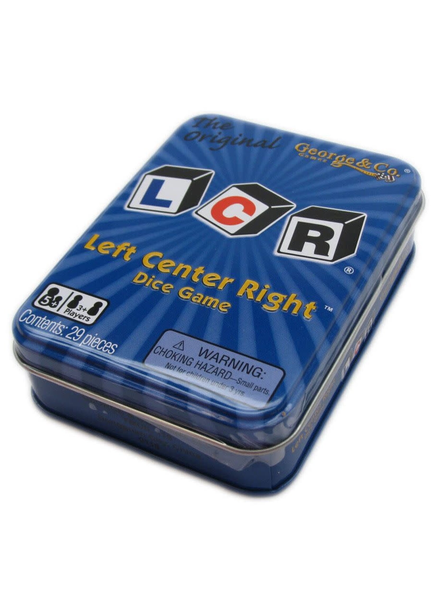 Koplow L-C-R Deluxe Metal Tin Blue