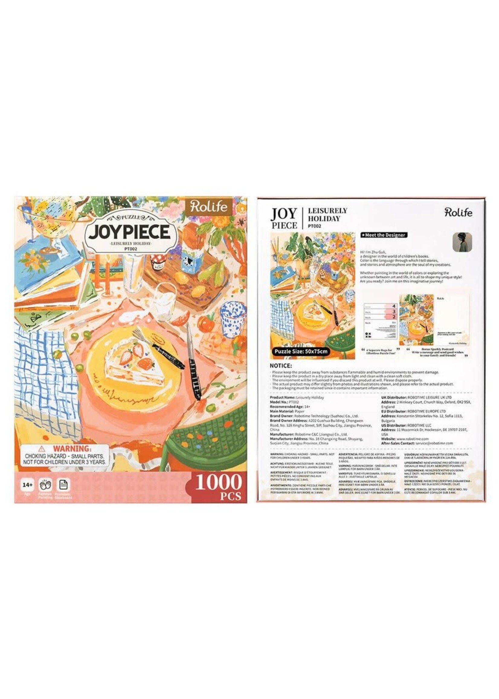 Robotime Puzzle: Leisurely Holiday 1000 pcs