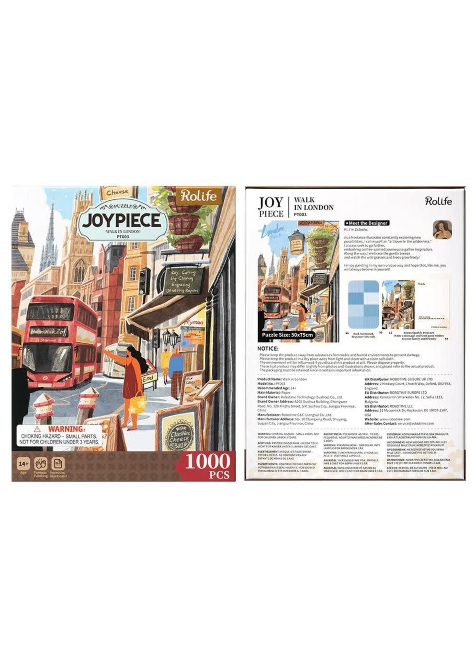 Robotime Puzzle: Walk in London 1000 pcs