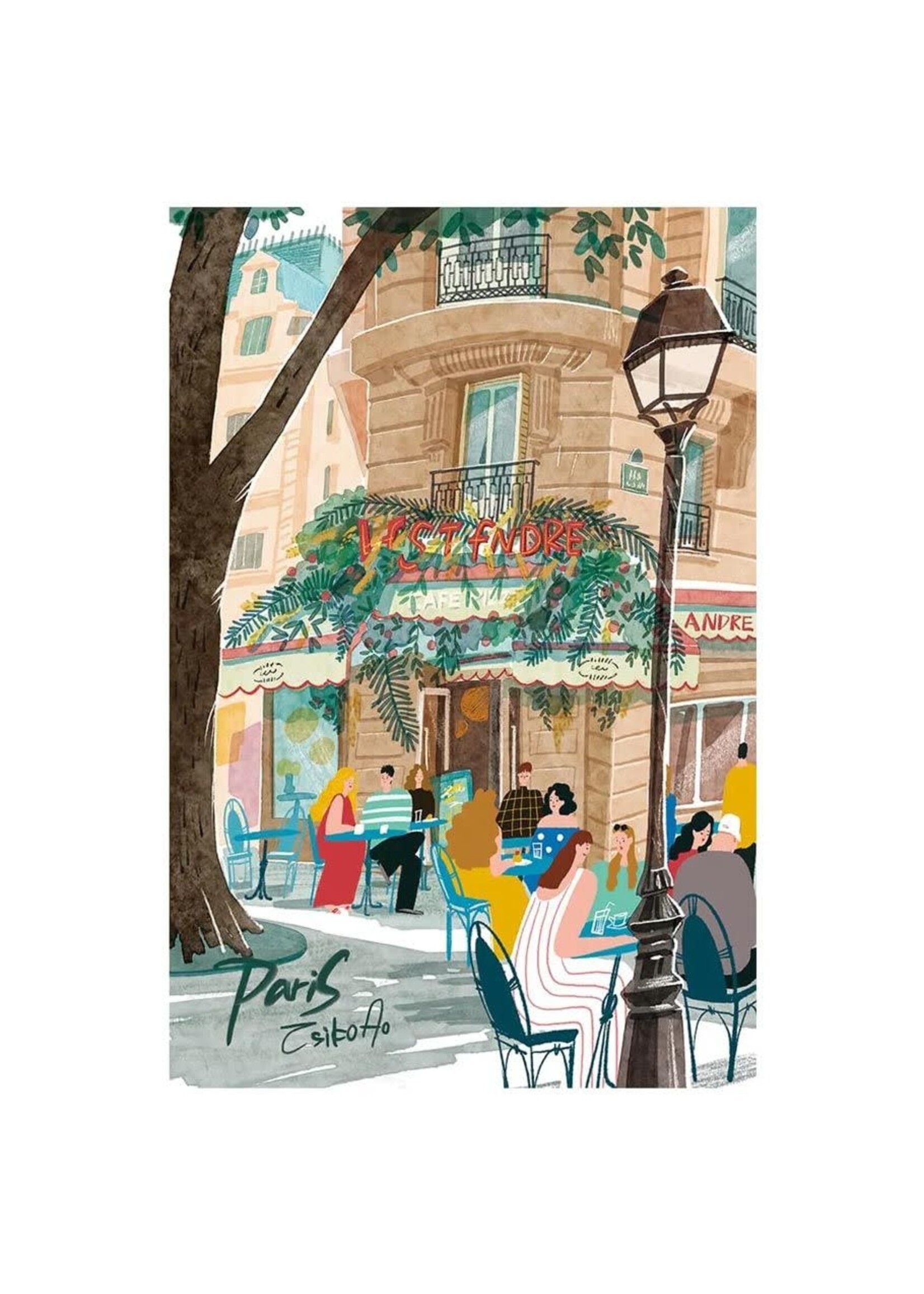 Robotime Puzzle: Leisure in Paris 1000 pcs