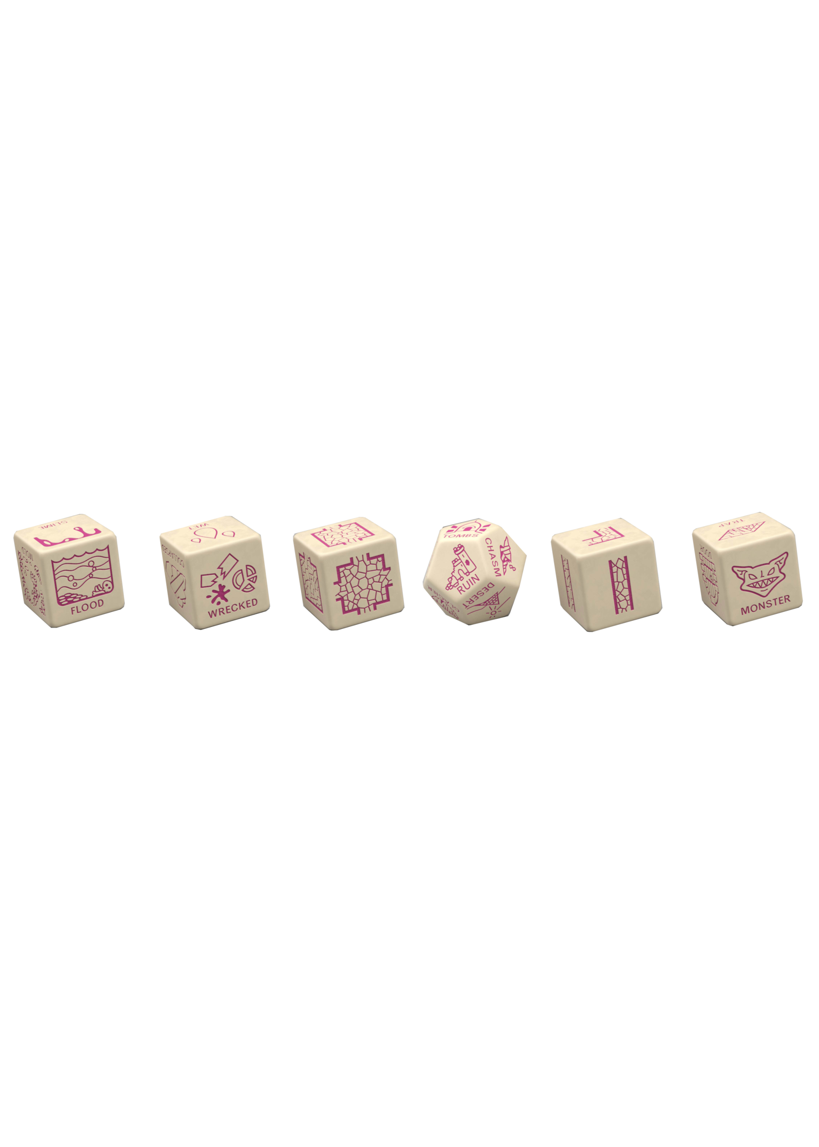 Just Games Dungeon Builder's Dice (set of 6)