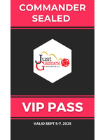 Just Games Commander Sealed 2025 -  Trans Lifeline VIP Ticket