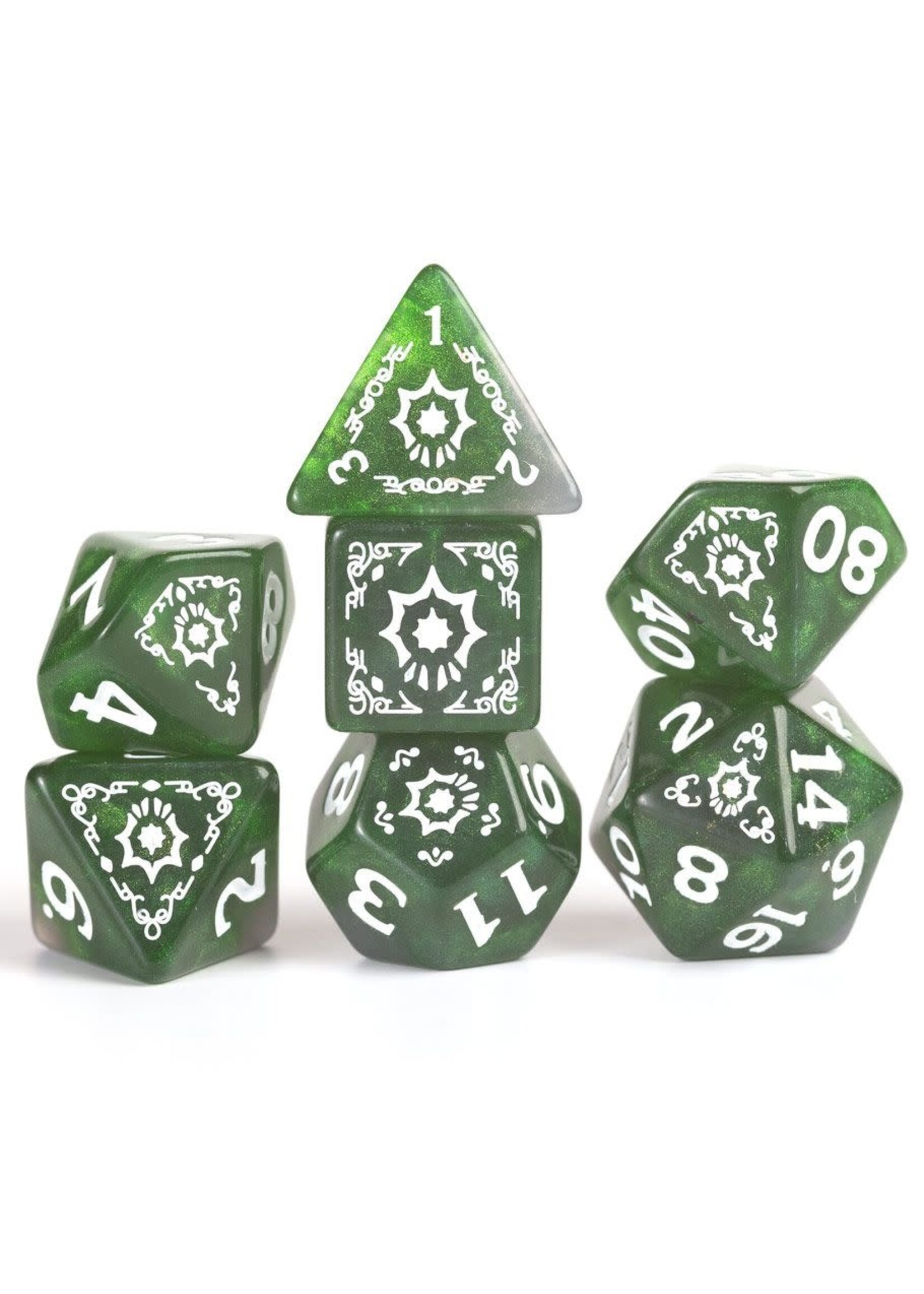 Sirius Dice D&D Adventure Dice: Cleric (Green)