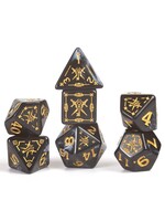 Sirius Dice D&D Adventure Dice: Rogue (Black)