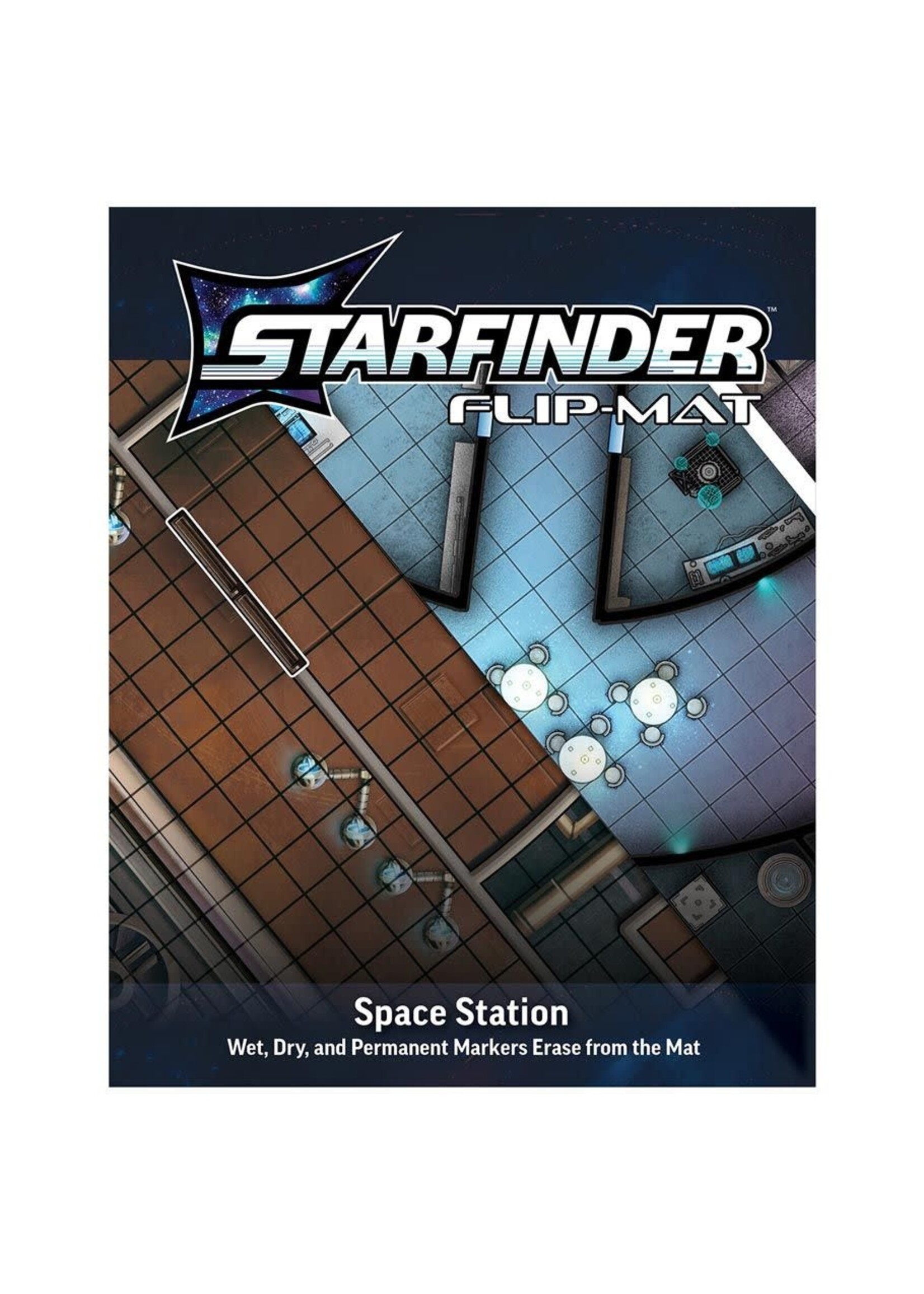 PAIZO Starfinder RPG: Flip-Mat - Space Station