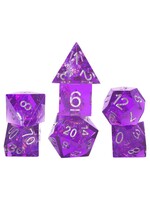 Sirius Dice 7-Set Sharp-edged Purple Fairy