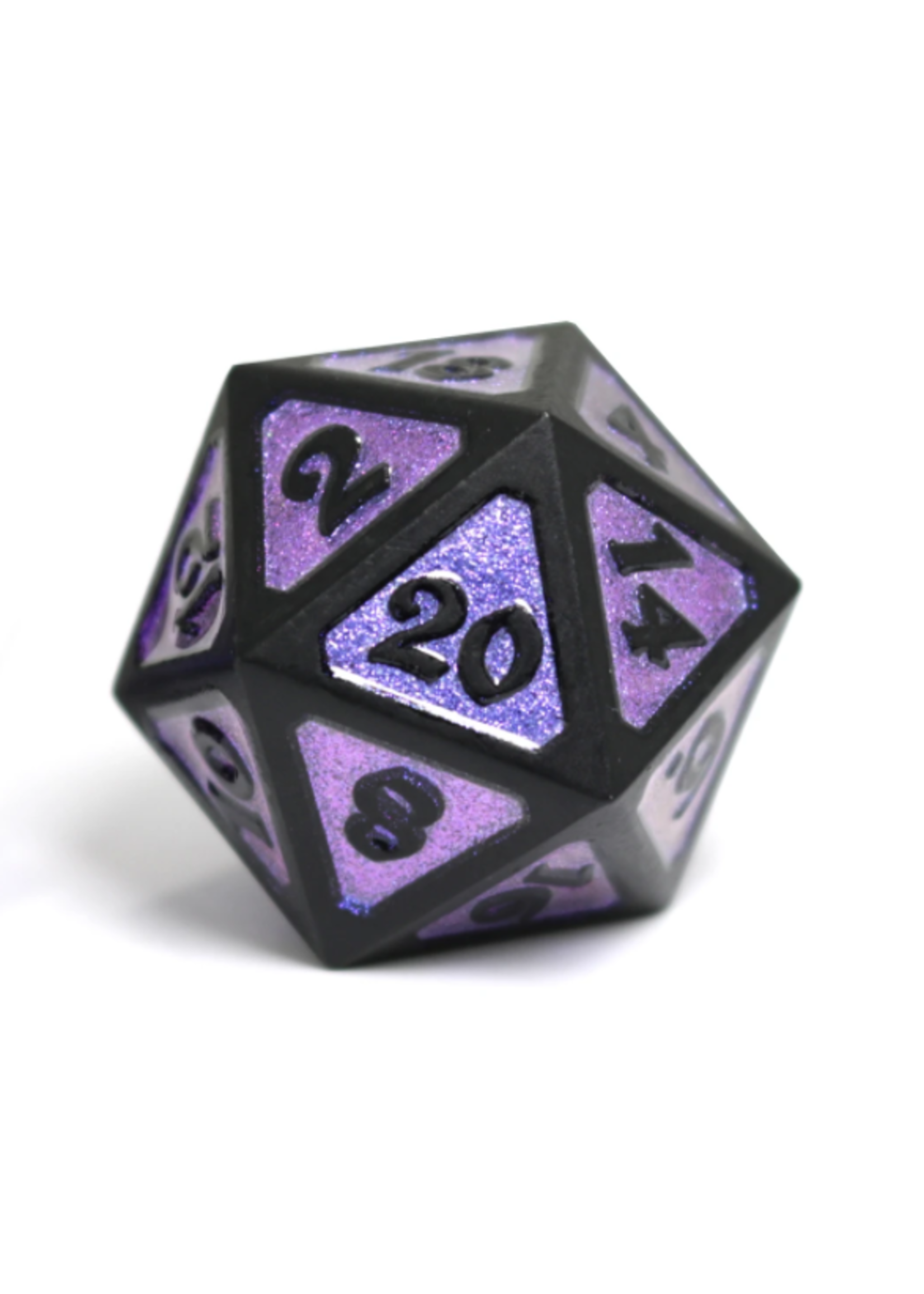 Die Hard Dice Metal Dice Dire d20 - Dreamscape Nightshade