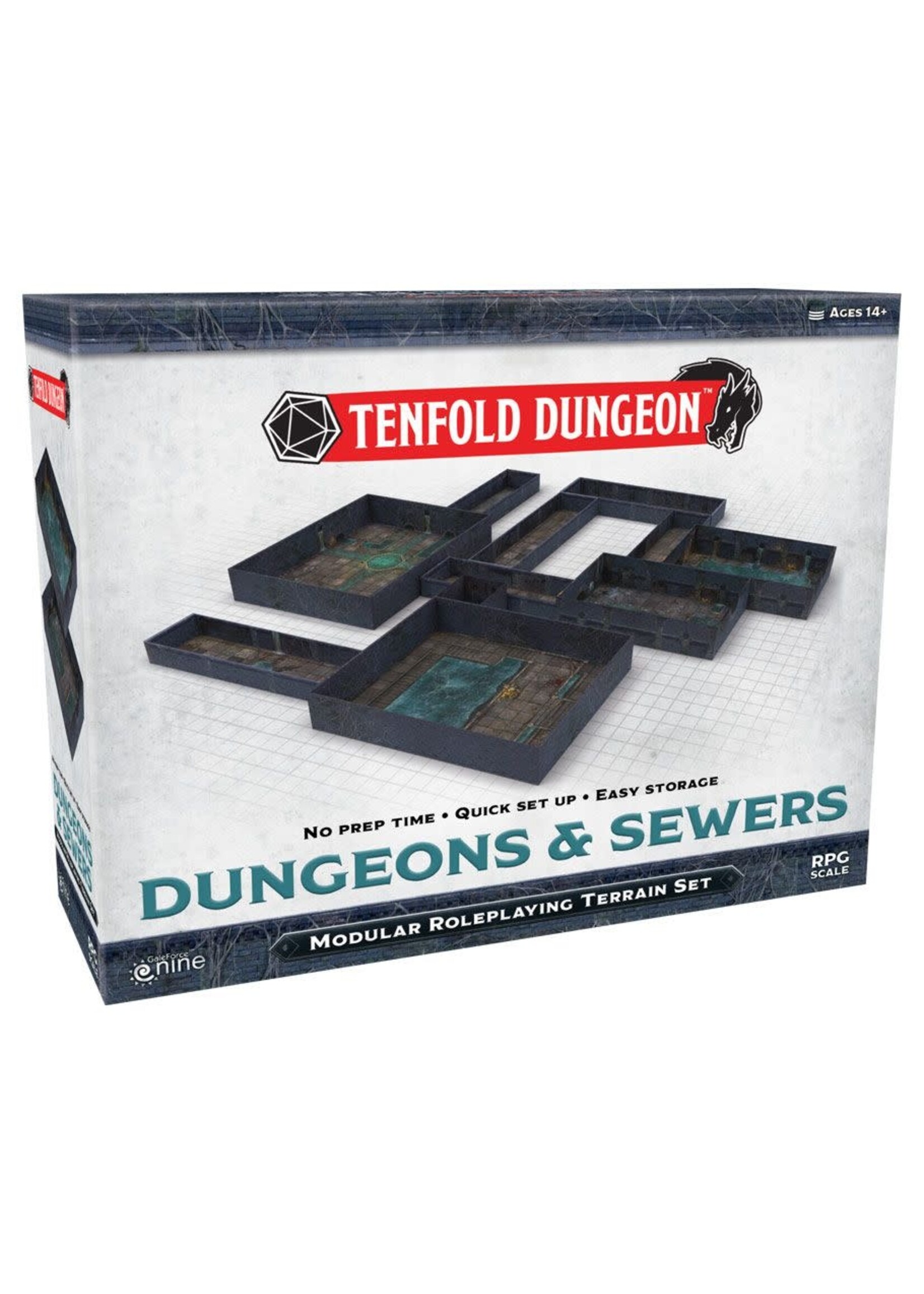 Gale Force 9 Tenfold Dungeon: Dungeons & Sewers