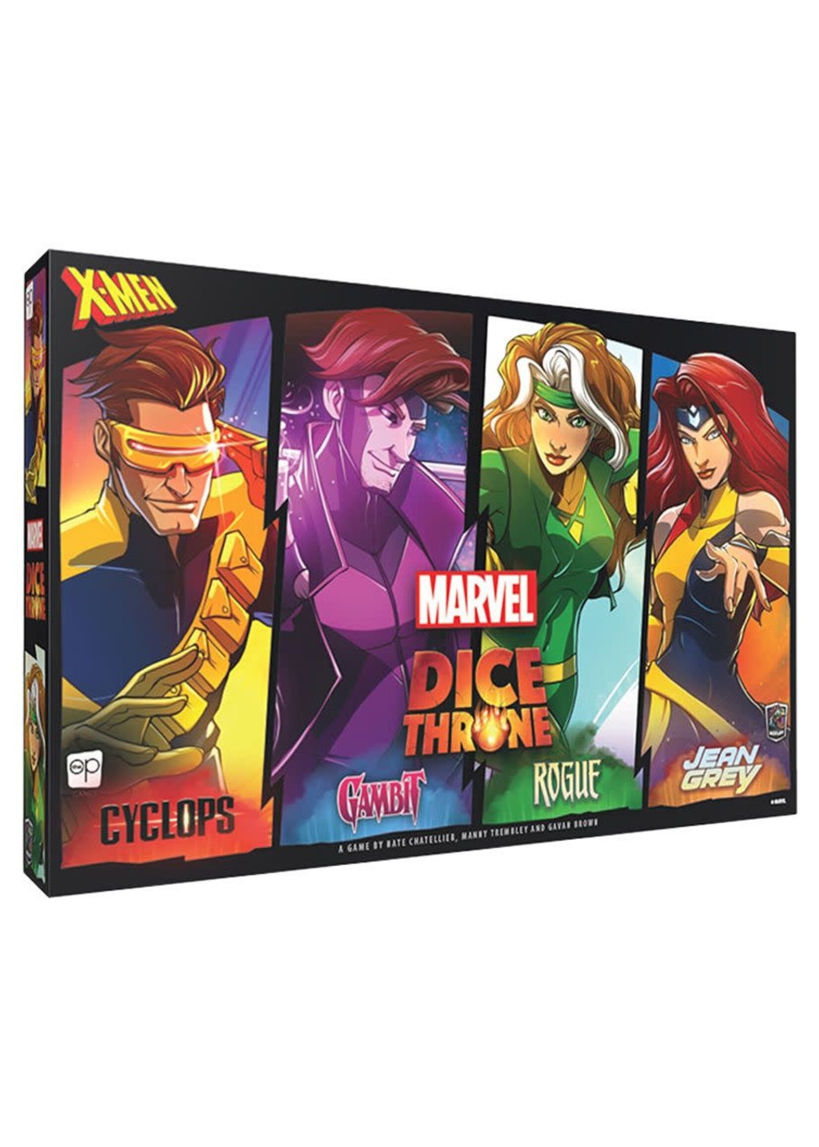 USAOPOLY Marvel Dice Throne: X-Men Box 2 Lovers (Cyclops, Jean Grey, Gambit, and Rogue)