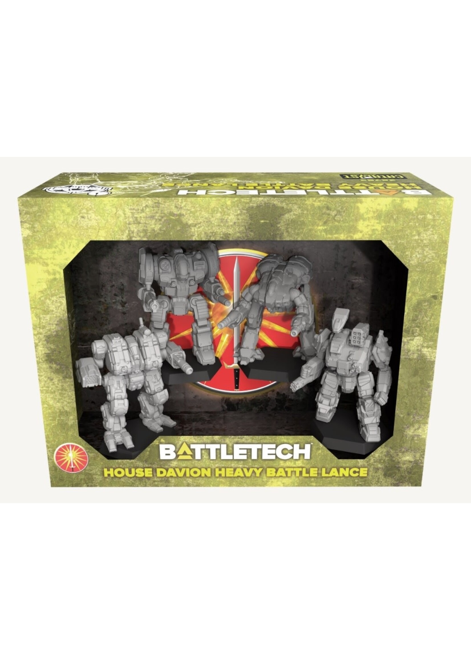 CATALYST GAME LABS BattleTech: Miniature Force Pack - House Davion Heavy Battle Lance