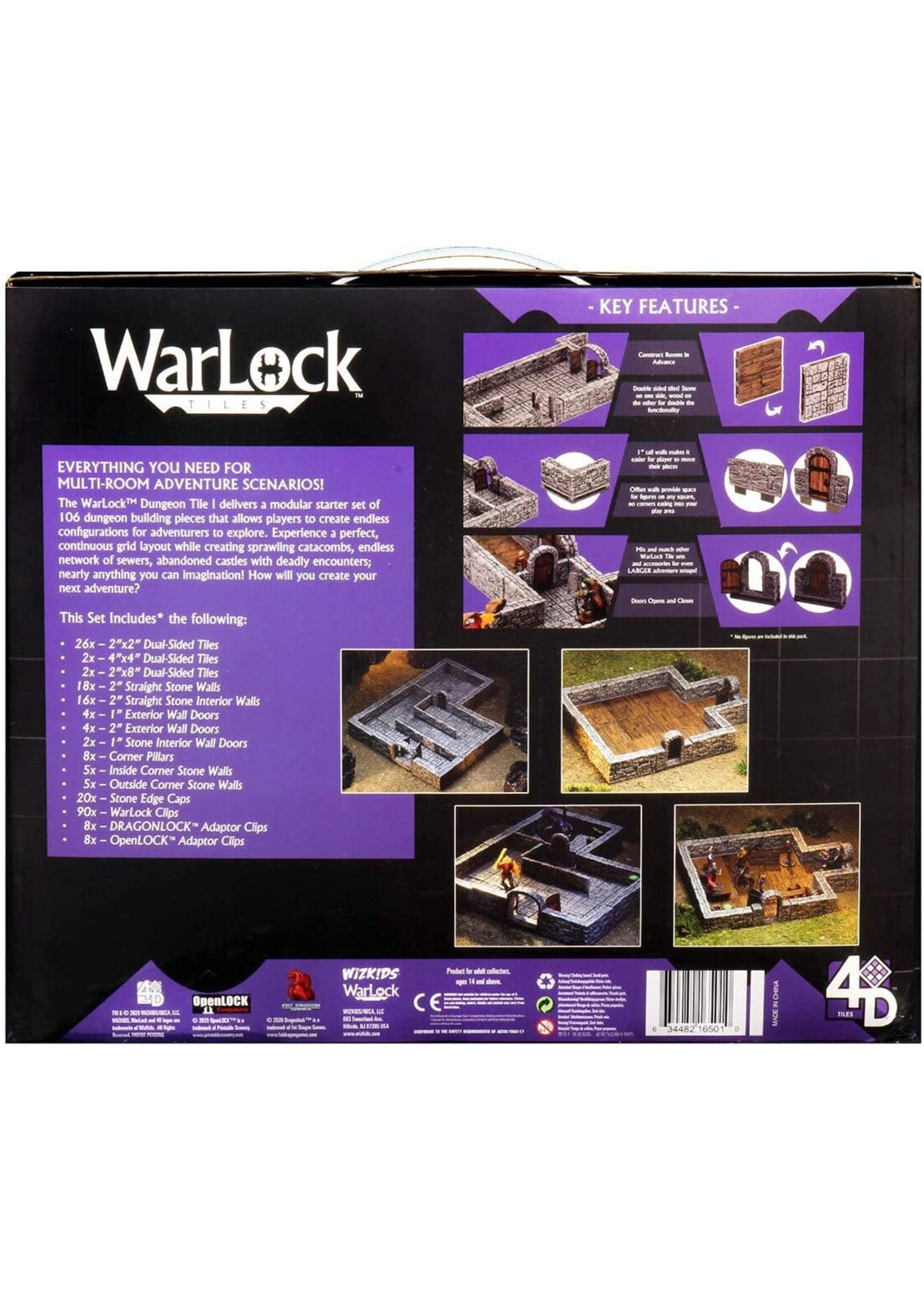 WizKids WarLock Tiles: Dungeon Tiles I