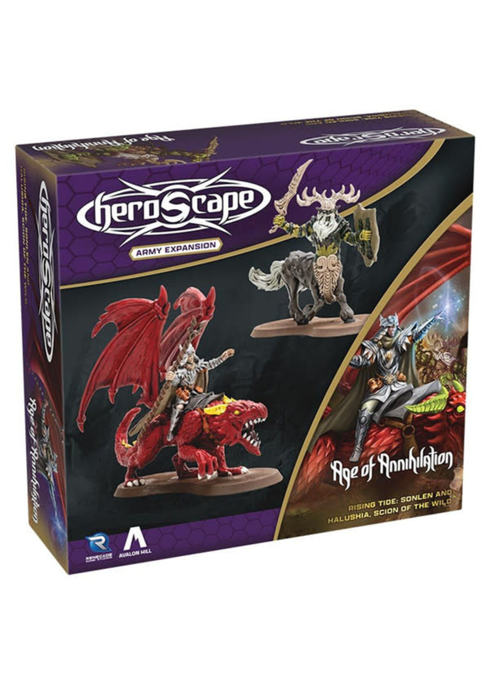 Renegade Game Studios Heroscape: Rising Tide: Sonlen and Halushia, Scion of the Wild Army Expansion