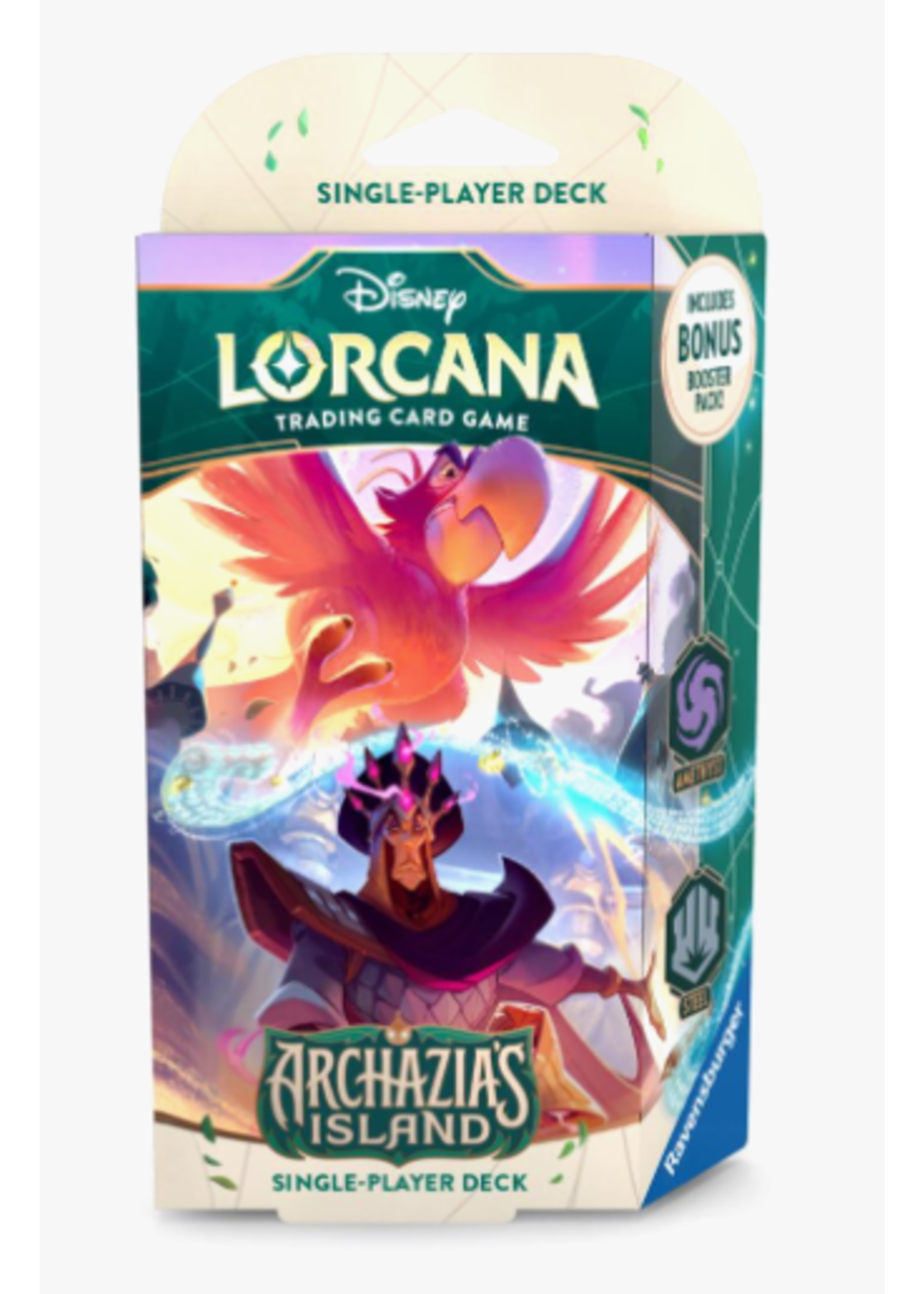 Ravensburger Disney Lorcana TCG: Archazia's Island - Starter Deck: Amethyst & Steel