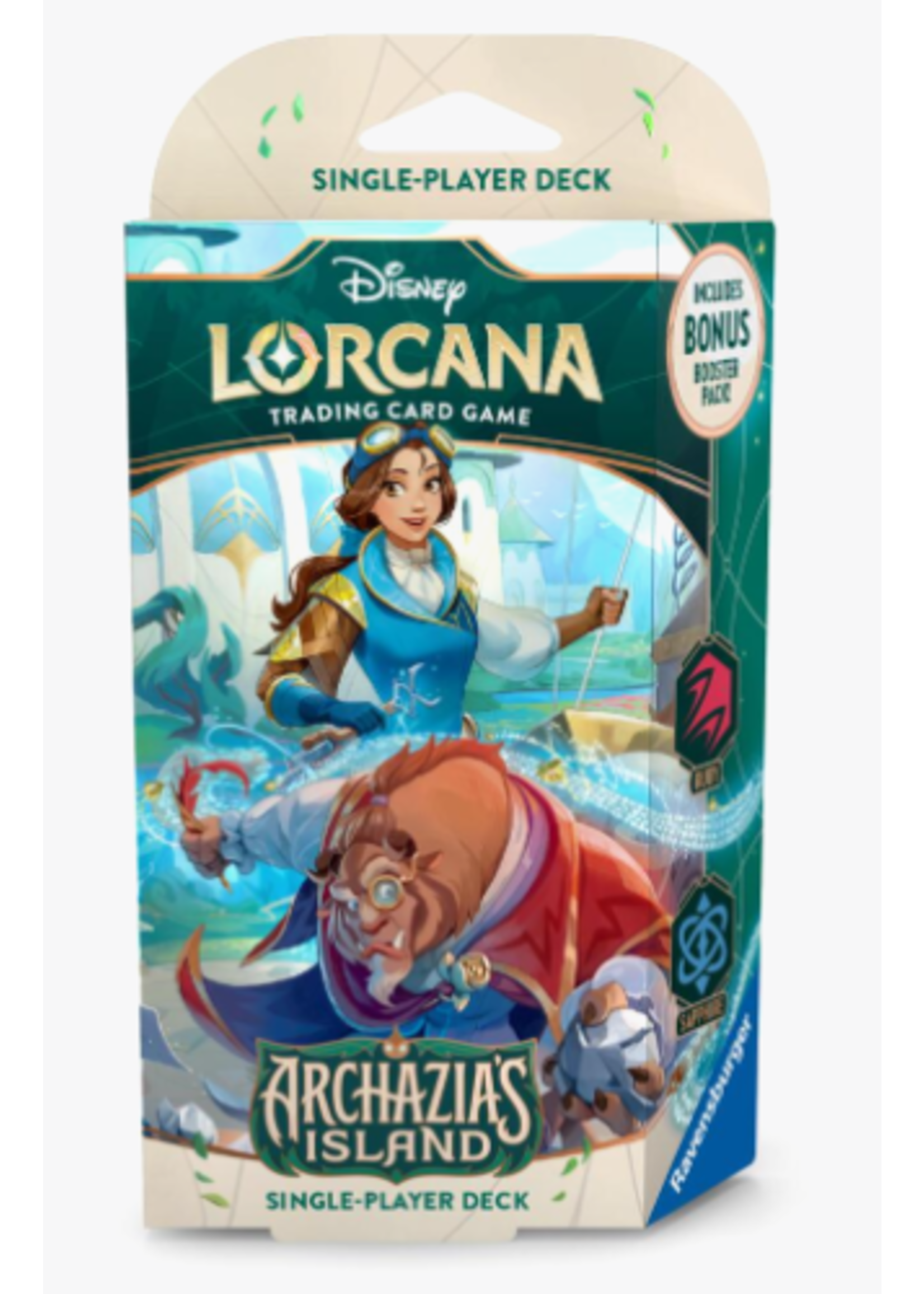 Ravensburger Disney Lorcana TCG: Archazia's Island - Starter Deck: Ruby & Sapphire