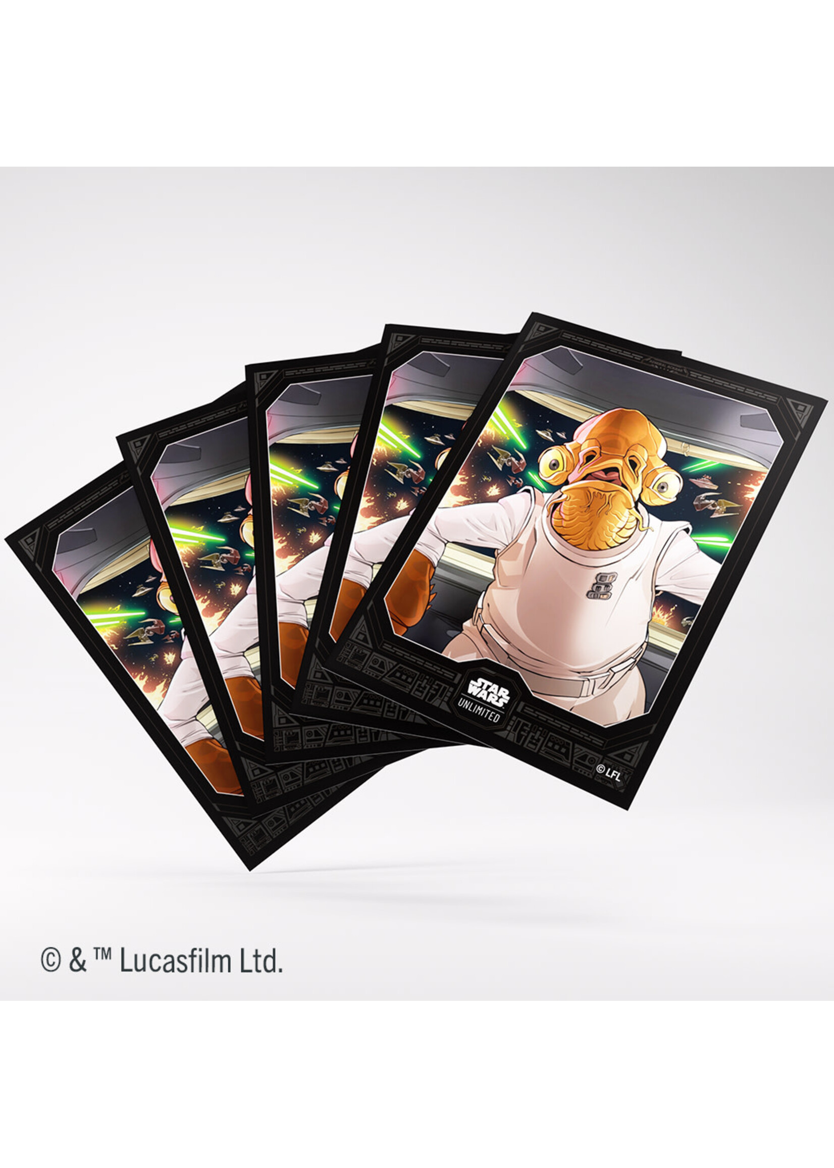 Gamegenic Star Wars: Unlimited Premium Art Sleeve Admiral Ackbar