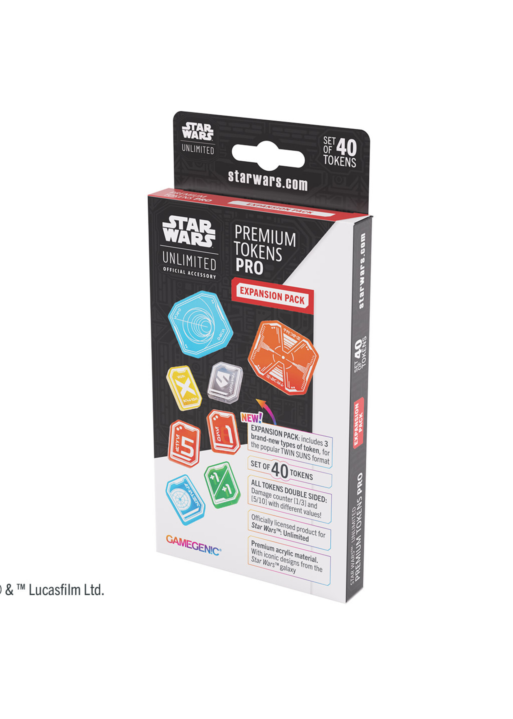 Gamegenic Star Wars: Unlimited Premium Tokens Pro Expansion Pack