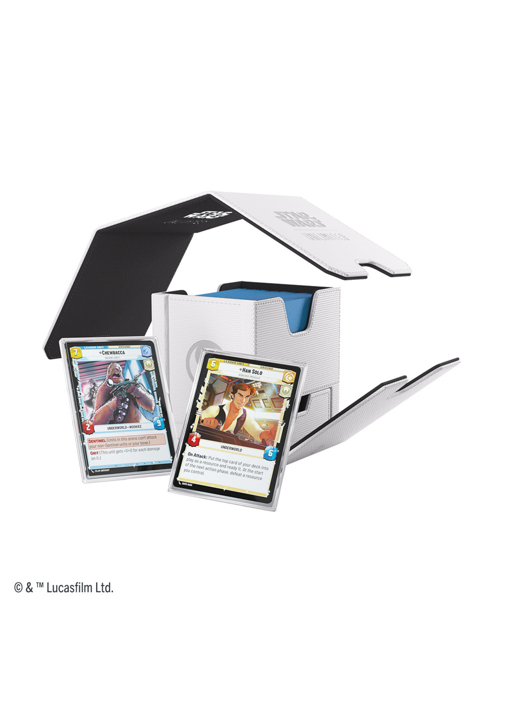 Gamegenic Star Wars: Unlimited Twin Suns Deck Pod White & Black