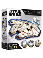 Trefl 160 Piece Puzzle: Star Wars: Woodcraft: Millennium Falcon