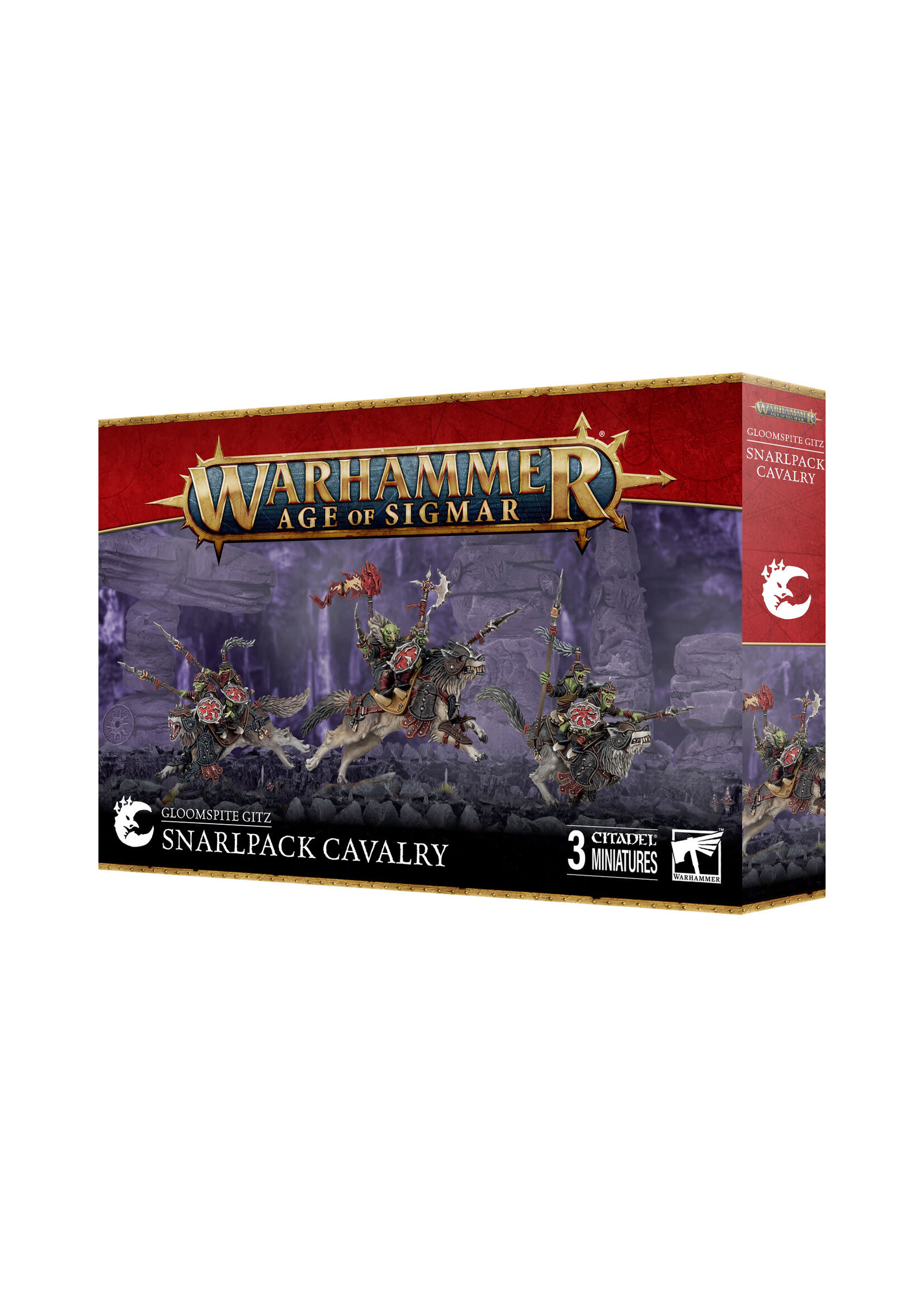 Games Workshop GLOOSMPITE GITZ: SNARLPACK CAVALRY